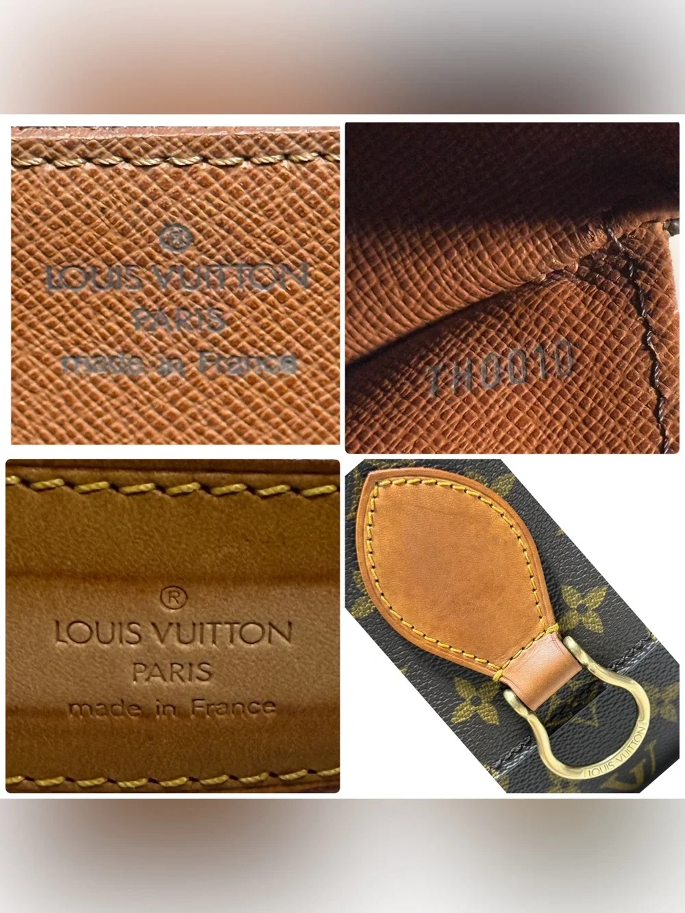 Louis Vuitton Vintage Saint Cloud GM Monogram Canvas Leather - Picture 16 of 16